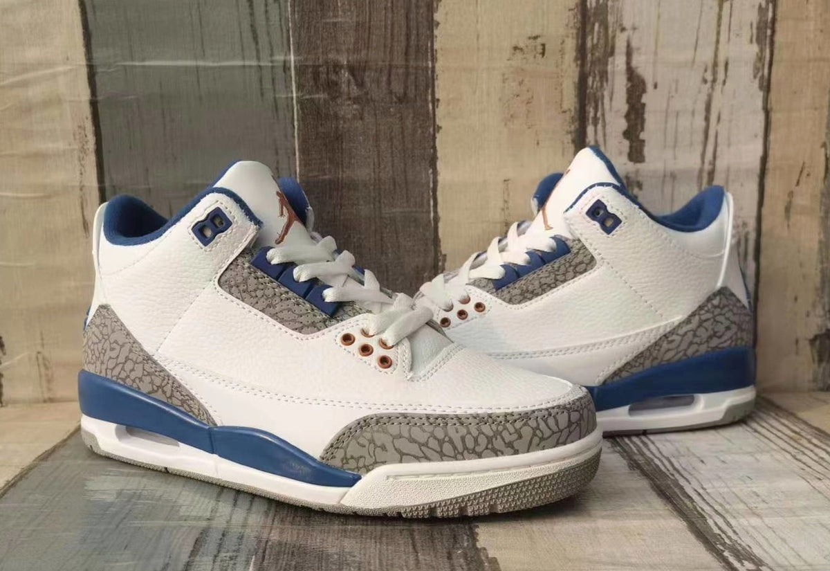 Sneakers, Blue White Colorway, Lace Up Design, Casual Gift for Sneaker Fans