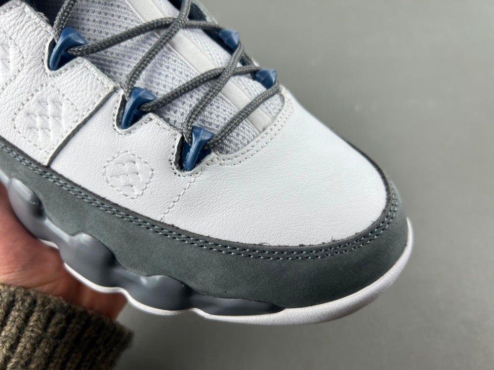 Low Top Sneakers, Blue White Gray Colorway, Lace Up Design, Casual Gift for Sneaker Fans