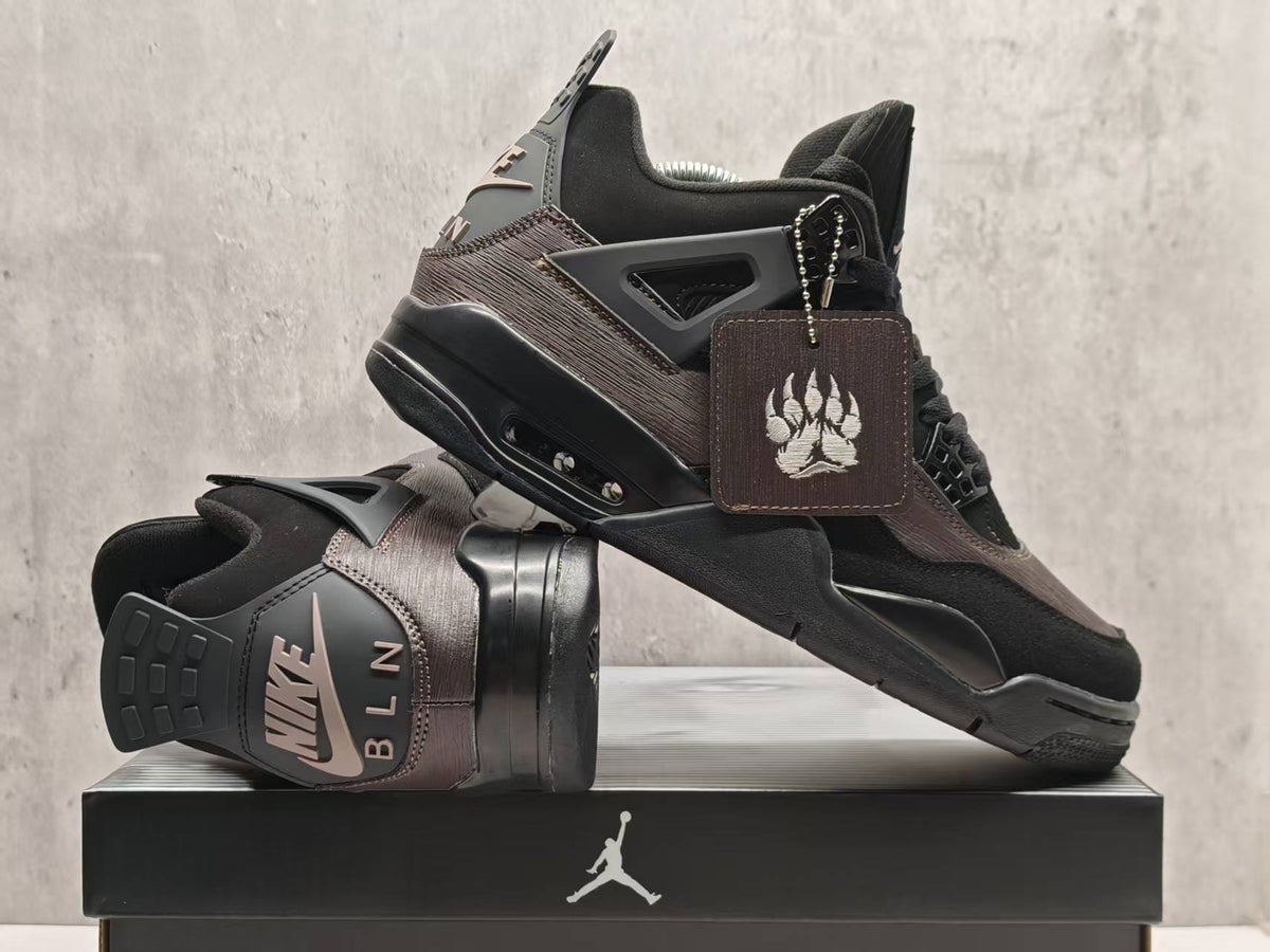 Mid Top Sneakers, Black Gray Colorway, Lace Up Design, Casual Gift for Sneaker Fans