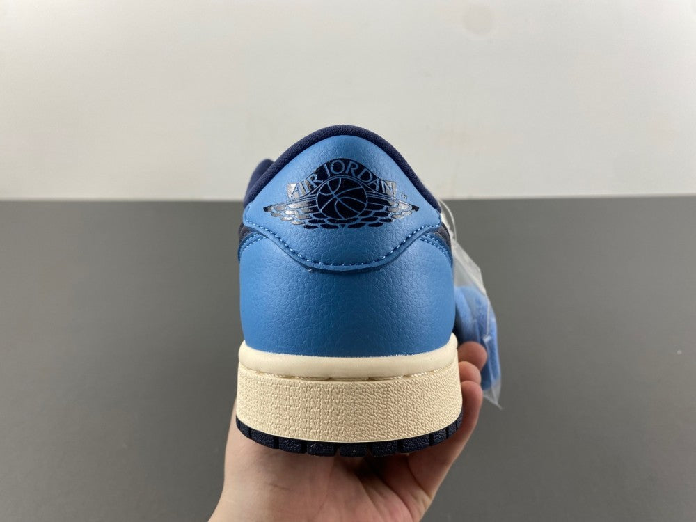 Low Top Sneakers, Beige Blue Colorway, Lace Up Design, Casual Gift for Sneaker Fans