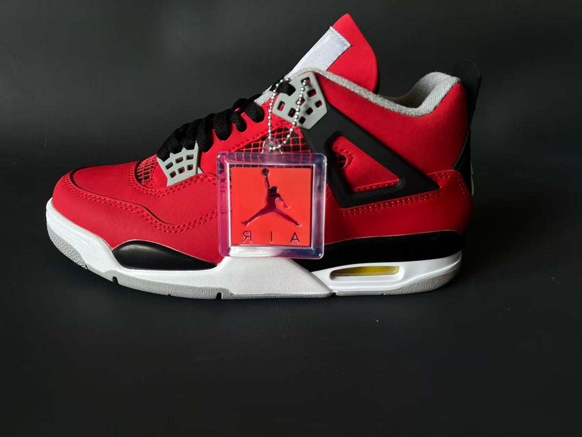 Retro Mid Top Sneakers, Red Colorway, Lace Up Design, Casual Gift for Sneaker Fans