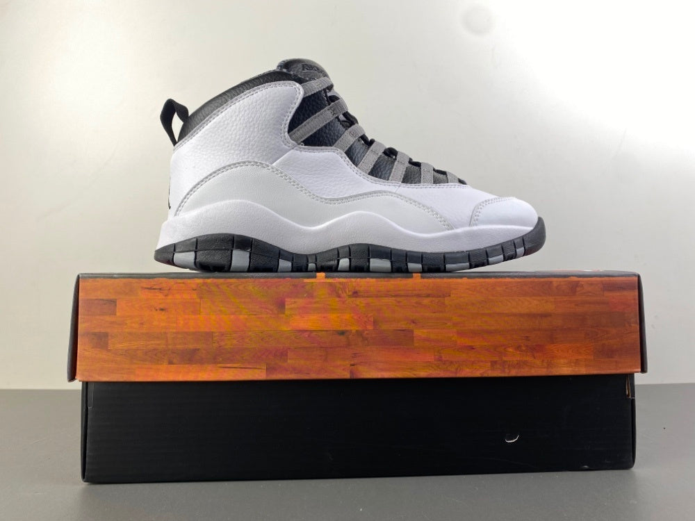 High Top Sneakers, White Black Gray Colorway, Leather Footwear, Lace Up Design, Casual Gift for Sneaker Fans