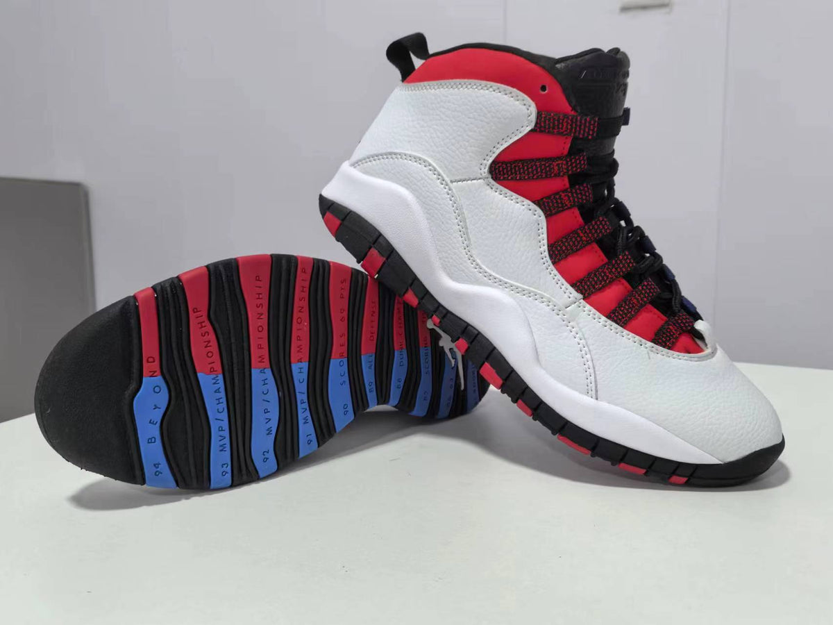 High Top Sneakers, White Red Black Colorway, Mismatched Colorway, Lace Up Design, Casual Gift for Sneaker Fans