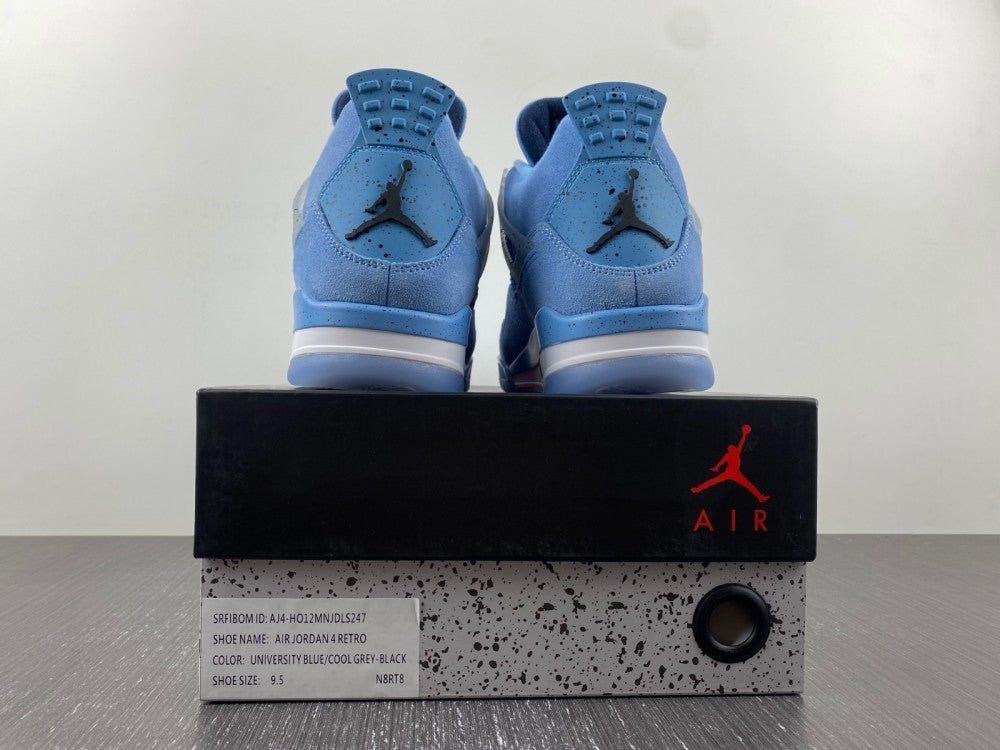 Retro Sneakers, Blue Colorway, Leather Footwear, Lace Up Design, Casual Gift for Sneaker Fans
