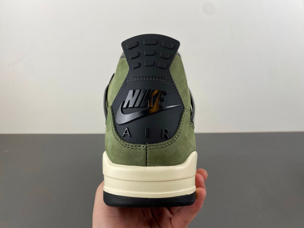 Low Top Sneakers, Army Green Black Colorway, Lace Up Design, Casual Gift for Sneaker Fans