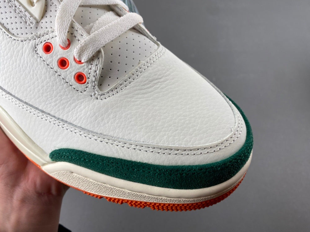 Low Top Sneakers, White Green Orange Colorway, Lace Up Design, Casual Gift for Sneaker Fans