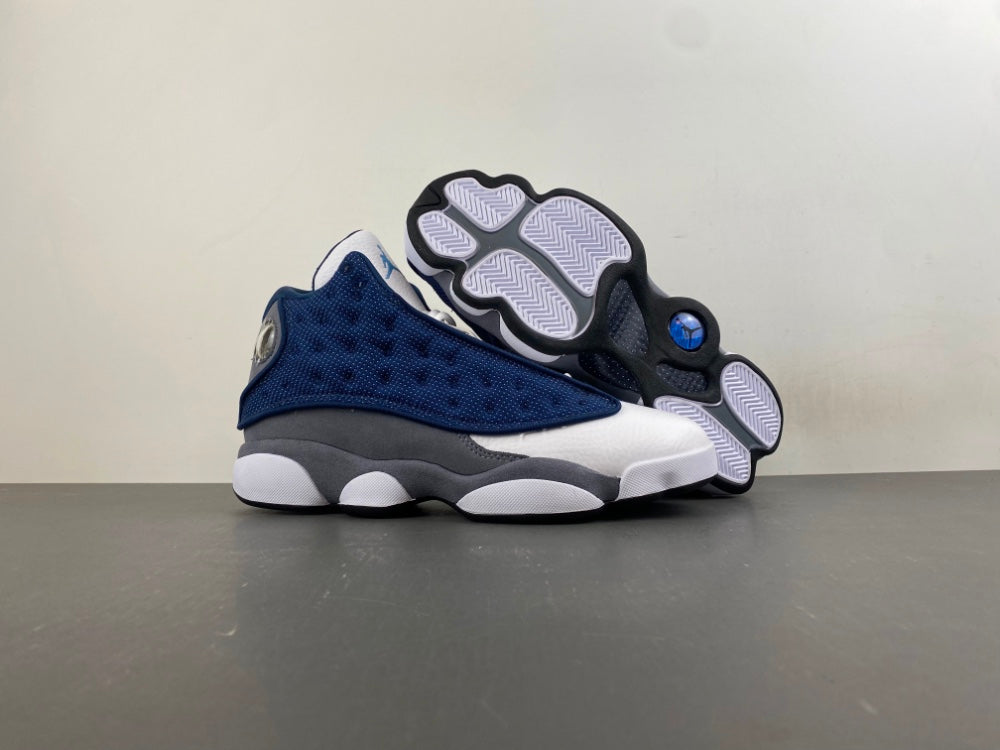 Low Top Sneakers, Blue White Gray Colorway, Lace Up Design, Casual Gift for Sneaker Fans
