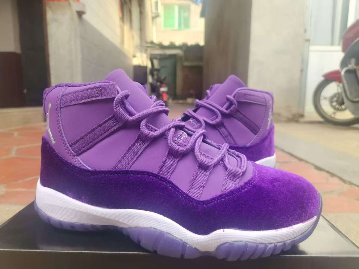 High Top Sneakers, Purple Colorway, Lace Up Design, Casual Gift for Sneaker Fans