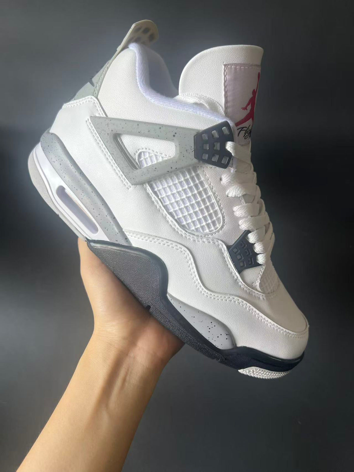 Mid Top Sneakers, White Colorway, Lace Up Design, Casual Gift for Sneaker Fans