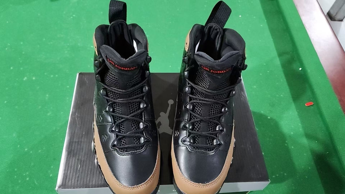 High Top Sneakers, Black Red Brown Colorway, Lace Up Design, Casual Gift for Sneaker Fans