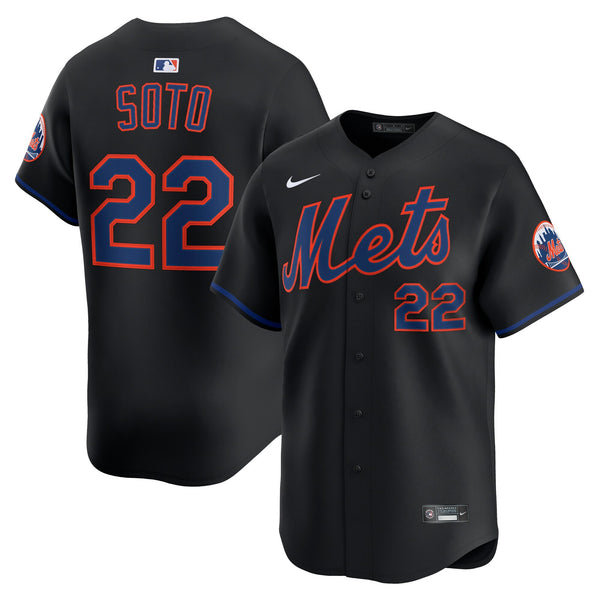 New York Mets Juan Soto Black Alternate Limited Jersey