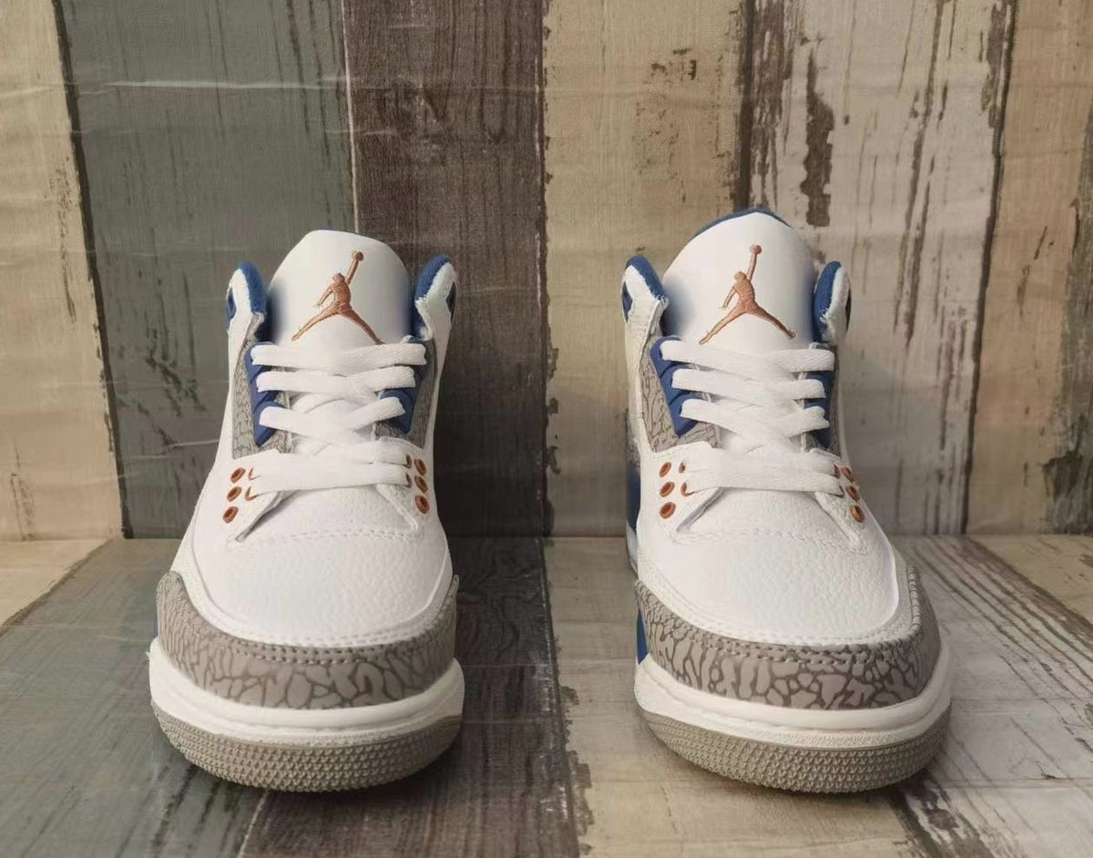 Sneakers, Blue White Colorway, Lace Up Design, Casual Gift for Sneaker Fans