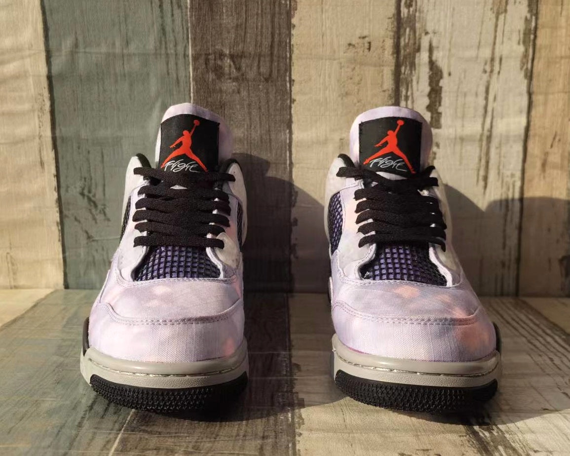 Sneakers, Pink Black Colorway, Tie Dye Pattern, Lace Up Design, Casual Gift for Sneaker Fans