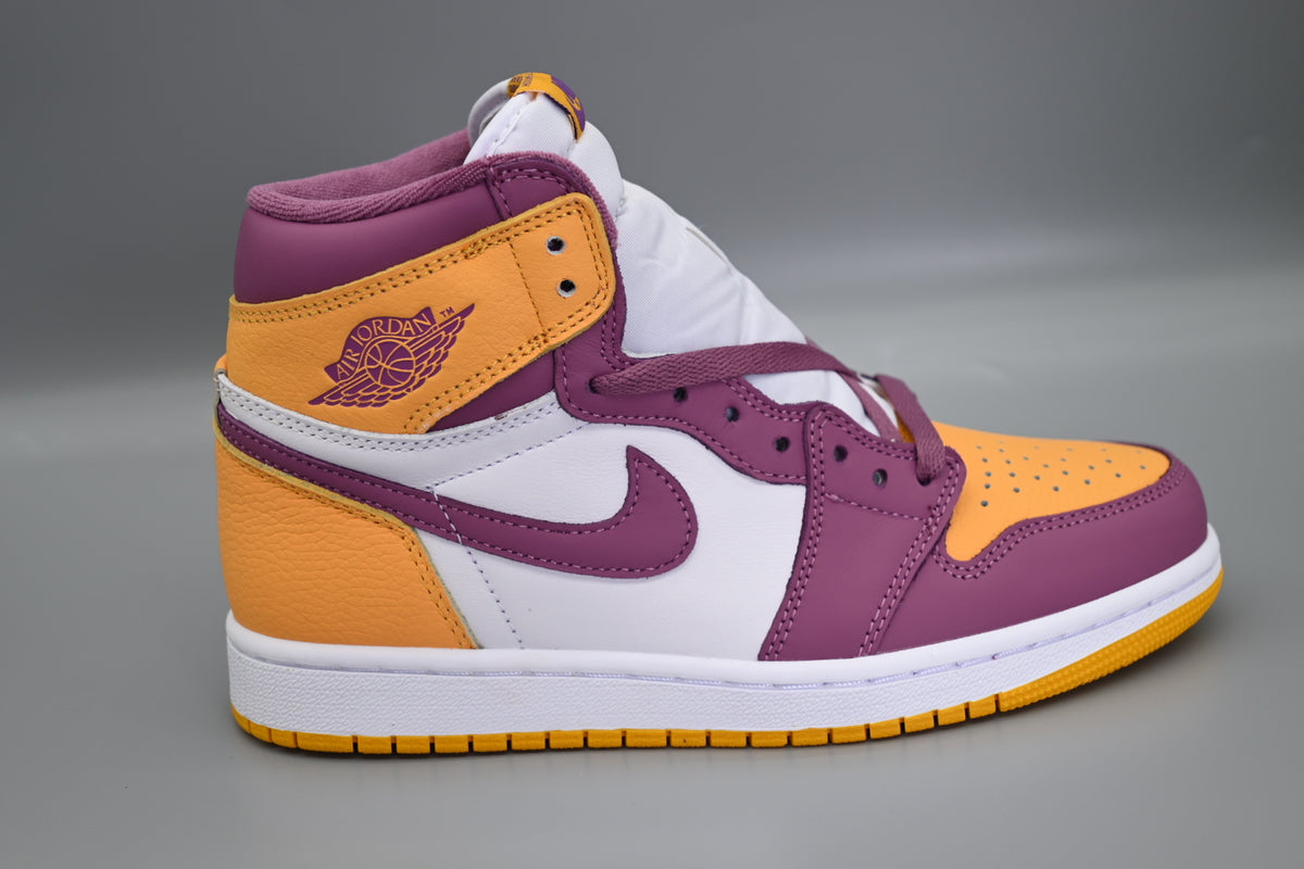Sneakers, White Purple Gold Colorway, Lace Up Design, Casual Gift for Sneaker Fans