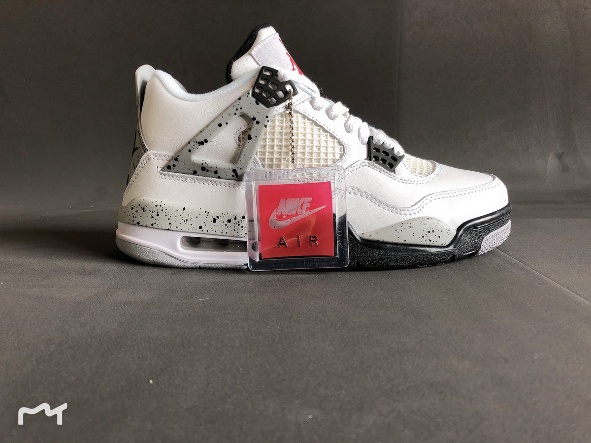 Sneakers, White Gray Colorway, Lace Up Design, Casual Gift for Sneaker Fans
