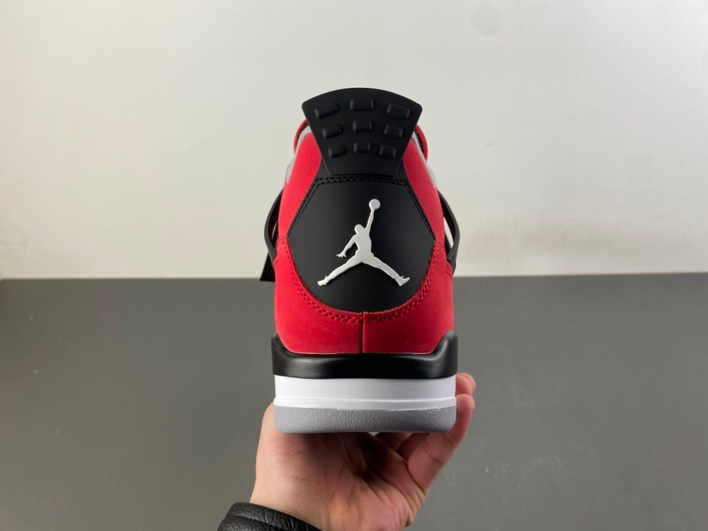Mid Top Sneakers, Red Black Colorway, Lace Up Design, Casual Gift for Sneaker Fans