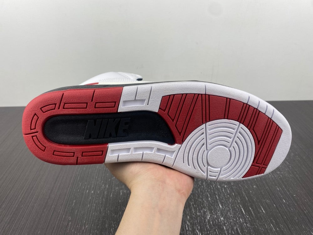 Sneakers, White Black Red Colorway, Lace Up Design, Casual Gift for Sneaker Fans
