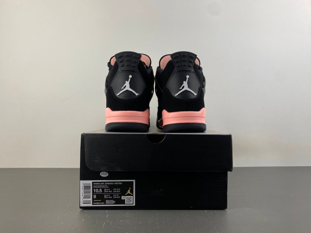 Mid Top Sneakers, Black Pink Colorway, Lace Up Design, Casual Gift for Sneaker Fans