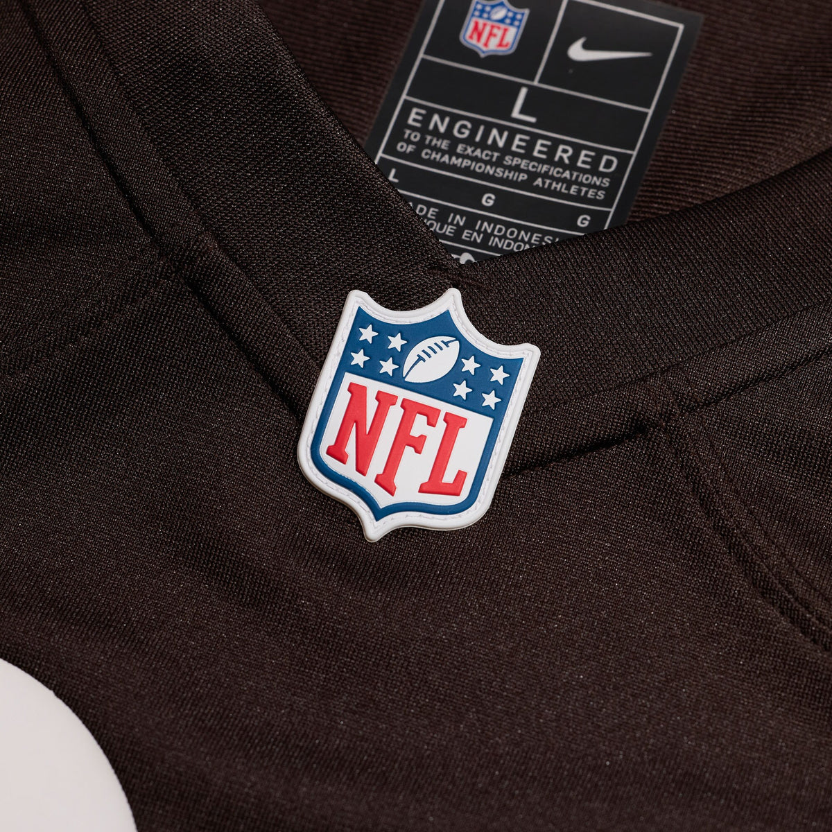 Cleveland Browns Dawand Jones Brown Team Game Jersey