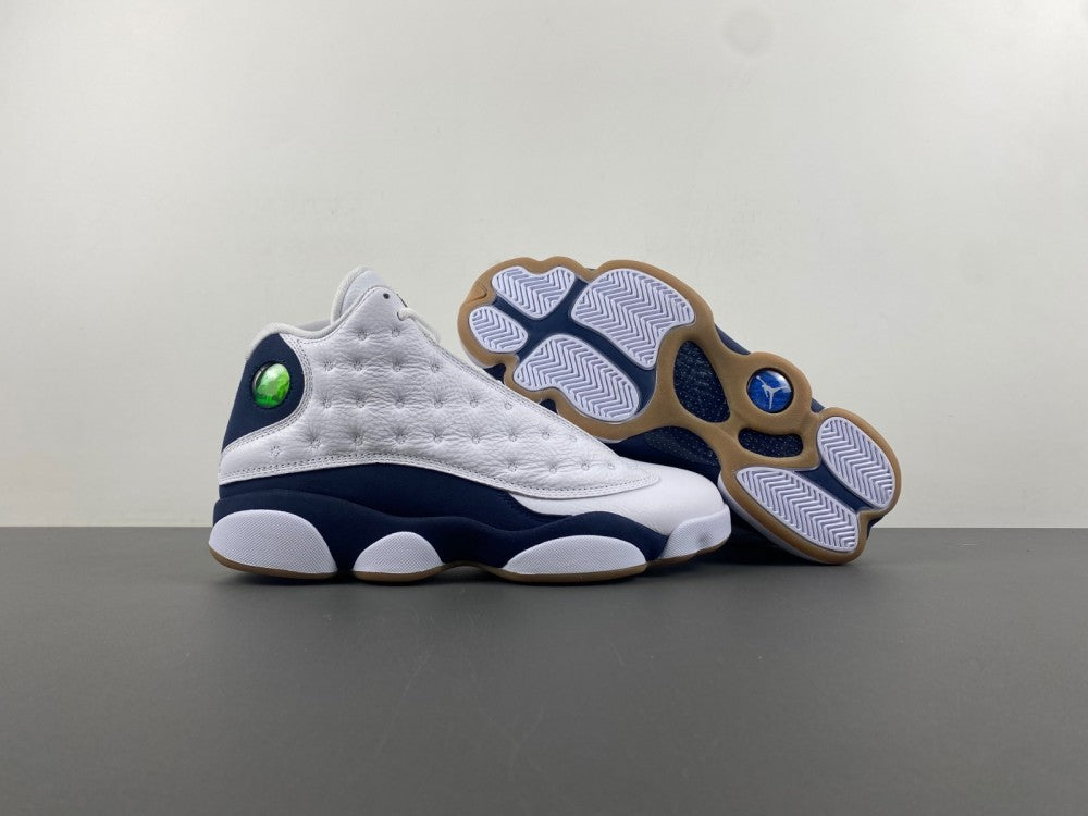Low Top Sneakers, White Navy Colorway, Lace Up Design, Casual Gift for Sneaker Fans