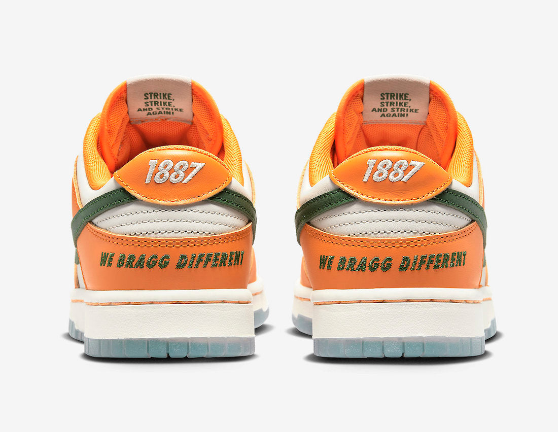 Low Top Sneakers, White Orange Colorway, Lace Up Design, Casual Gift for Sneaker Fans
