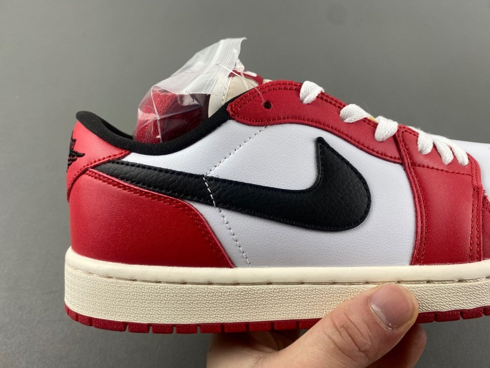 Low Top Sneakers, White Black Red Colorway, Lace Up Design, Casual Gift for Sneaker Fans