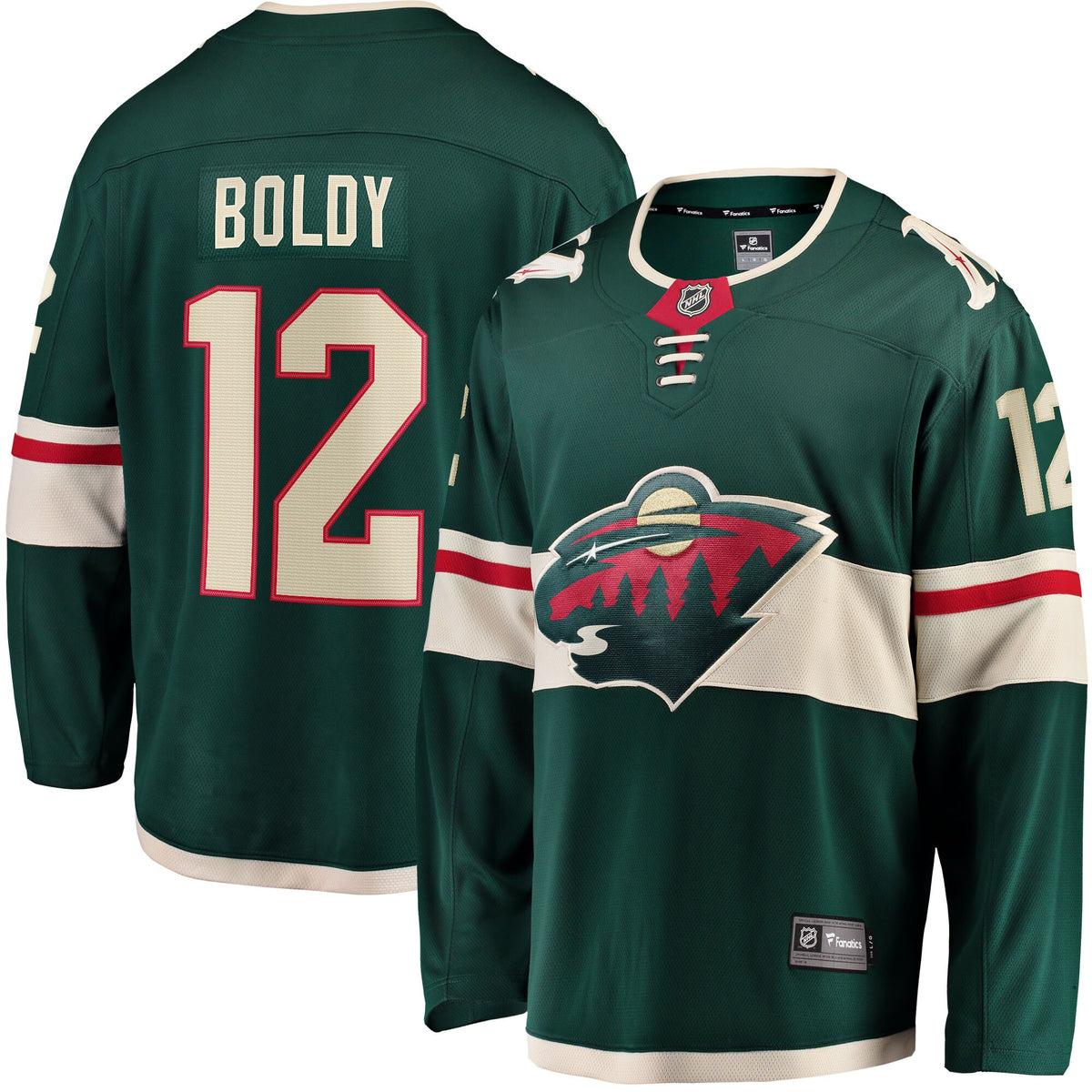 Minnesota Wild Matthew Boldy Fanatics Green Home Breakaway Player Jersey