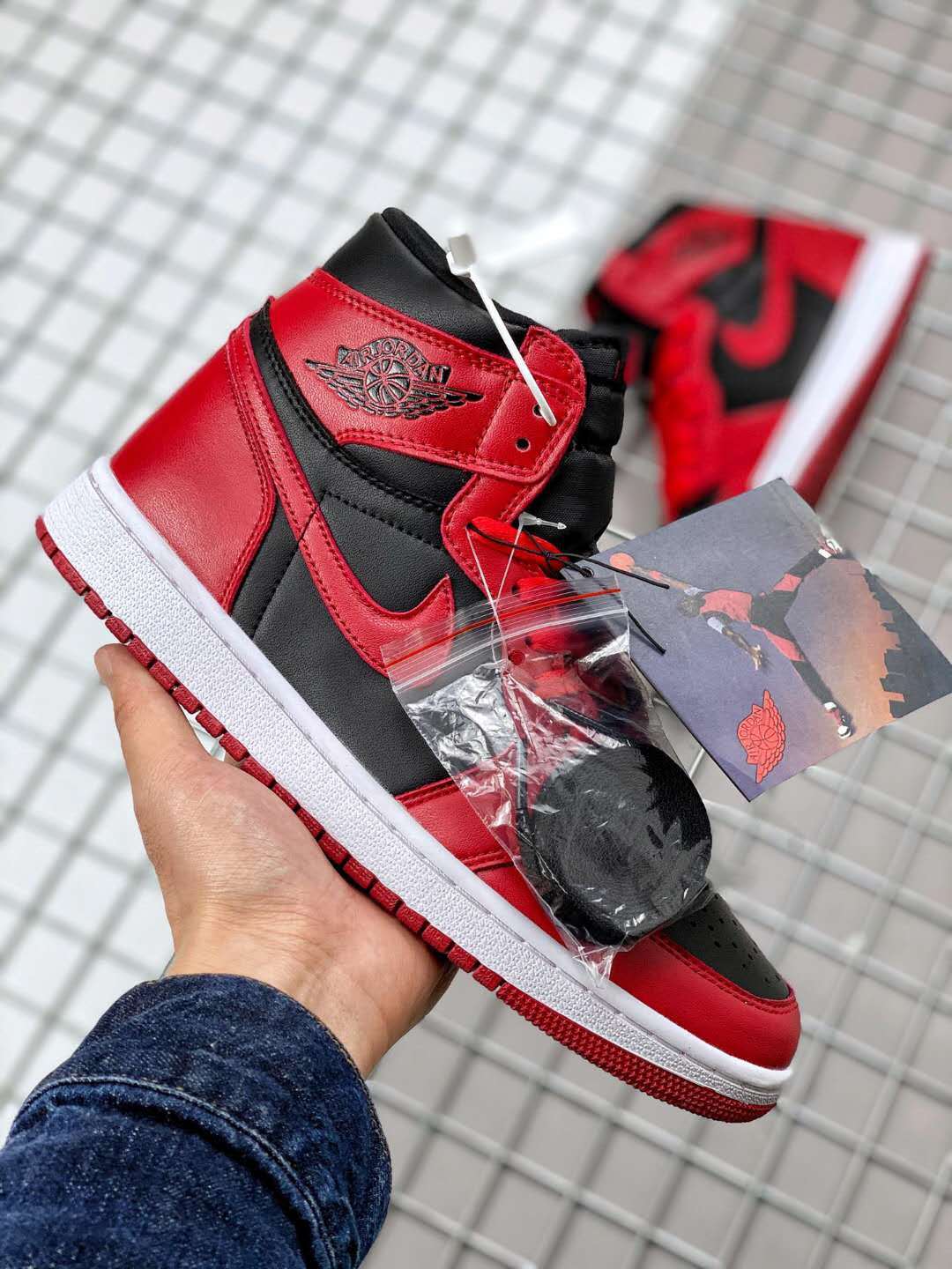 High Top Sneakers, Red Black Colorway, Lace Up Design, Casual Gift for Sneaker Fans