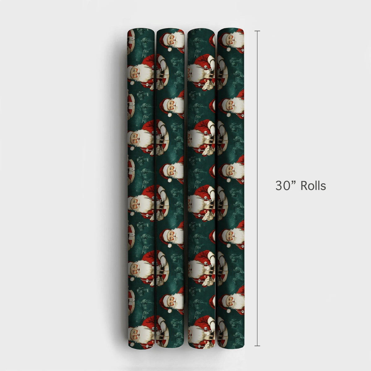 Medical Christmas Gift Wrap, Doctor Santa Wrapping Paper, Nurse Stethoscope Holiday Wrapping Paper, Healthcare Worker Wrappin