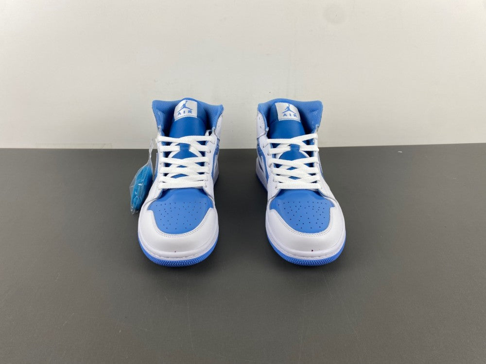 Mid Top Sneakers, White Colorway, Lace Up Design, Casual Gift for Sneaker Fans