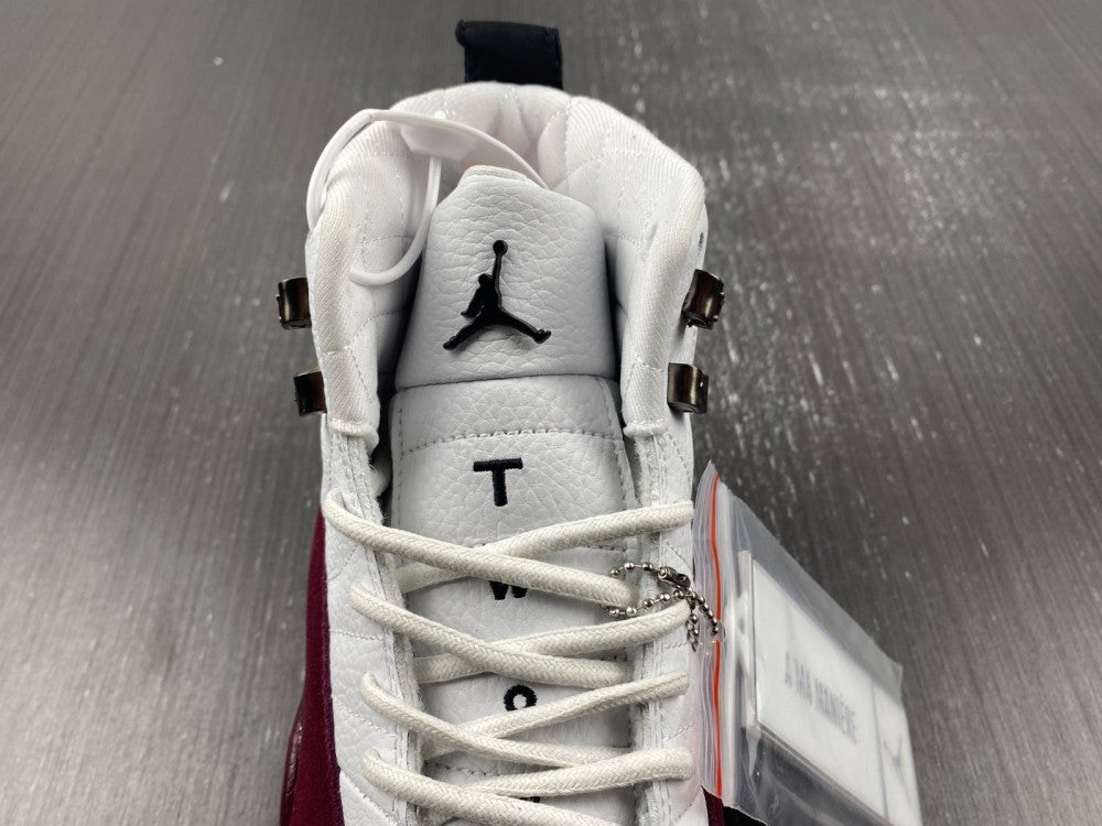 Sneakers, Burgundy White Colorway, Lace Up Design, Casual Gift for Sneaker Fans