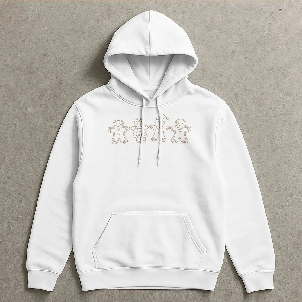 Adorable Christmas Baking Hoodie, Gingerbread Cookies Hoodie, Holiday Baker Cookie Hoodie, Festive Winter Sweatshirt, Xmas Pr