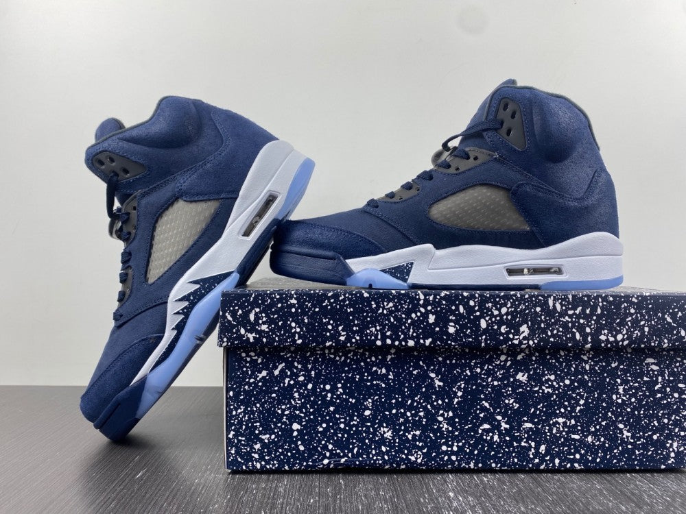 Sneakers, Navy Blue Navy Colorway, Lace Up Design, Casual Gift for Sneaker Fans