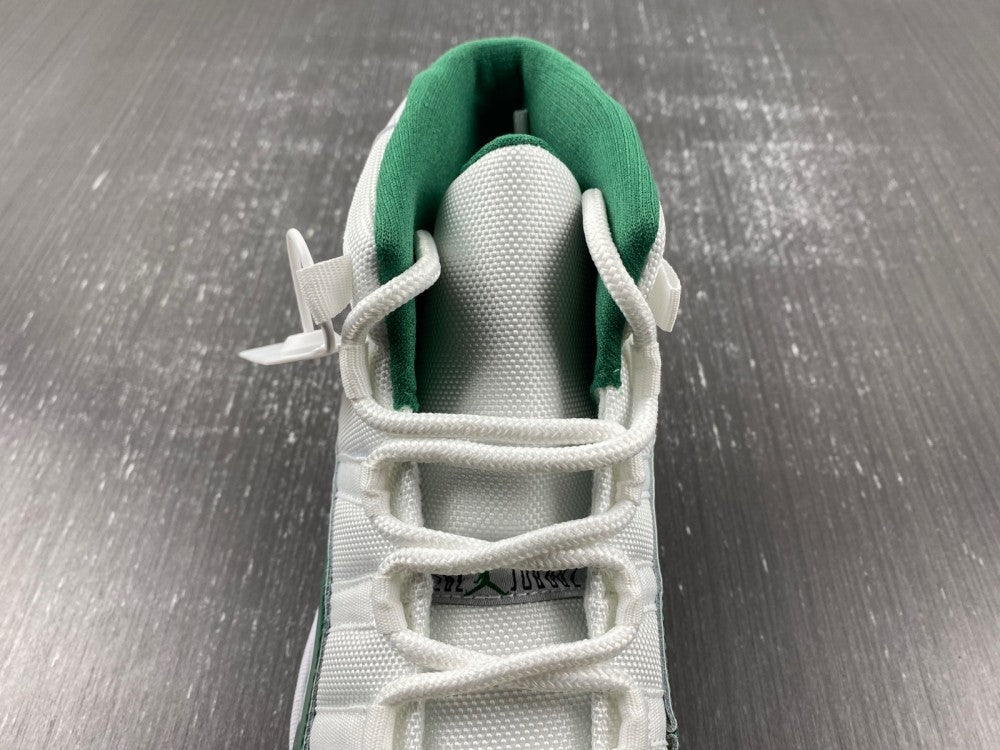 Low Top Sneakers, Green White Colorway, Lace Up Design, Casual Gift for Sneaker Fans