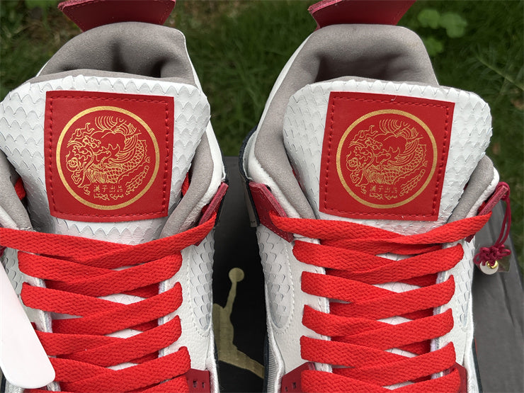 Mid Top Sneakers, White Red Colorway, Lace Up Design, Casual Gift for Sneaker Fans