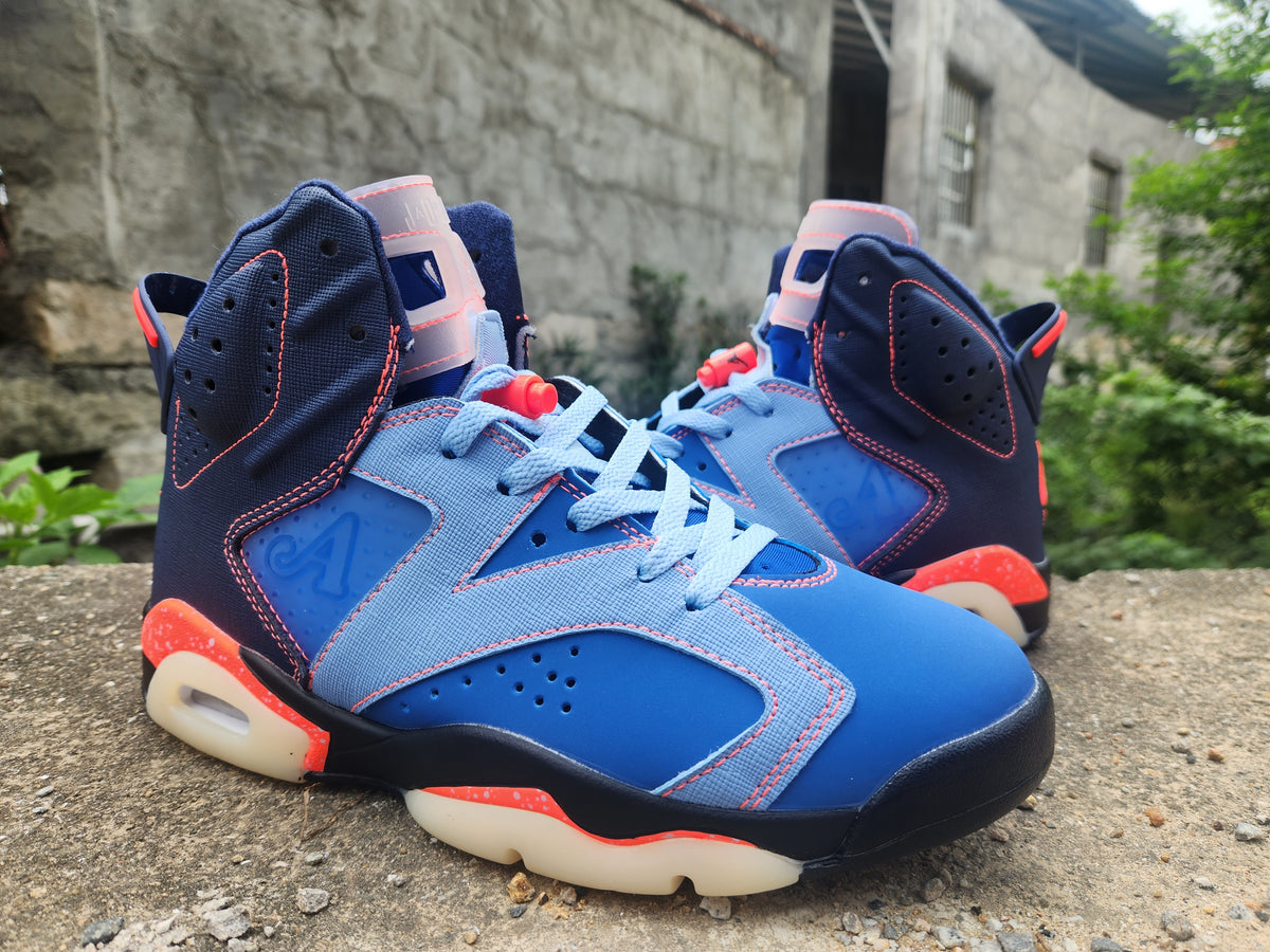 High Top Sneakers, Royal Blue Red Navy Colorway, Lettering Design, Lace Up Design, Casual Gift for Sneaker Fans