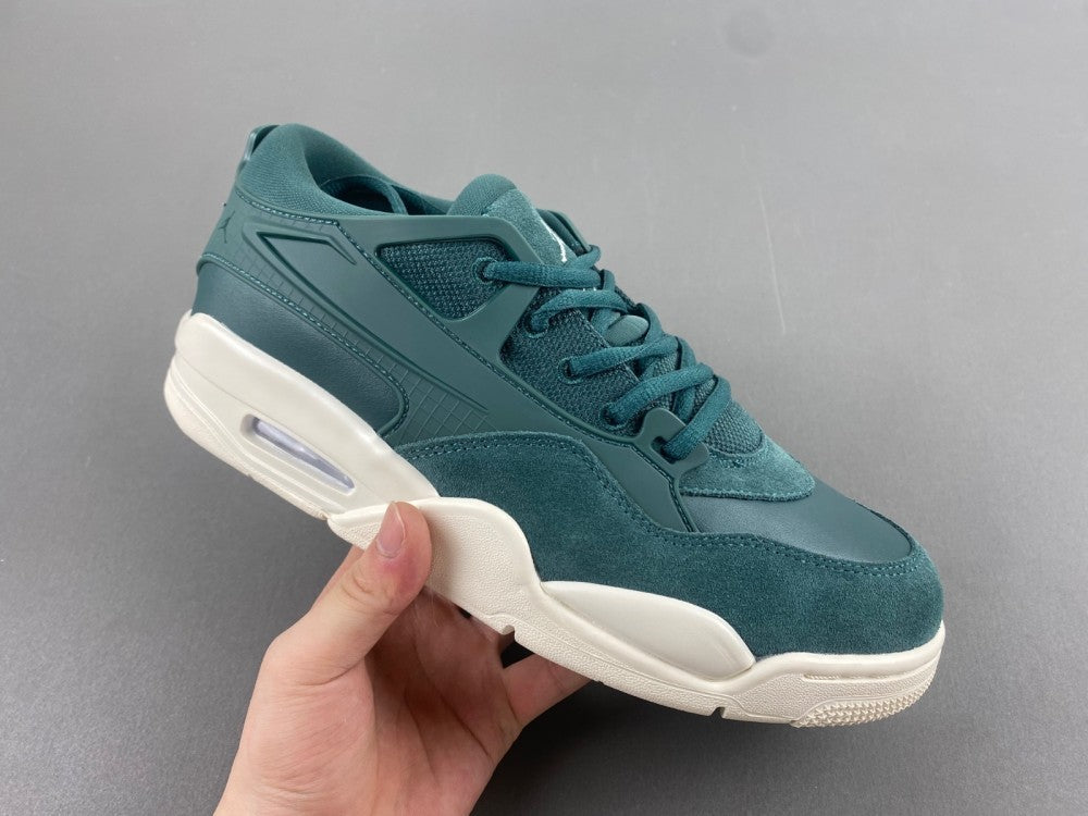 Low Top Sneakers, Army Green White Colorway, Lace Up Design, Casual Gift for Sneaker Fans
