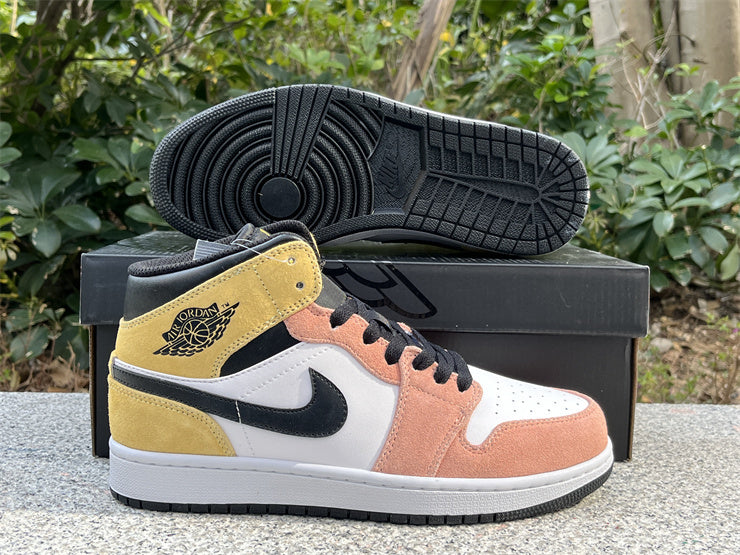 Mid Top Sneakers, Pink Colorway, Lace Up Design, Casual Gift for Sneaker Fans