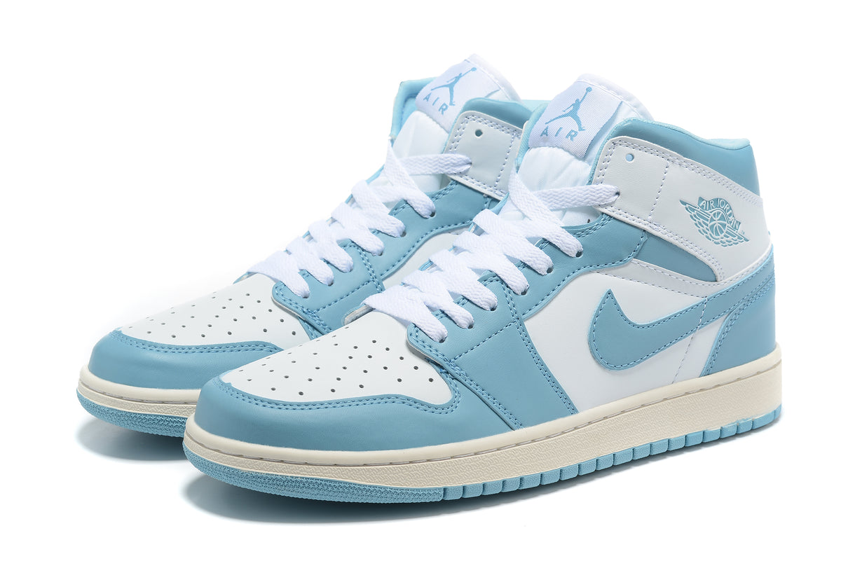 Sneakers, Blue White Colorway, Lace Up Design, Casual Gift for Sneaker Fans