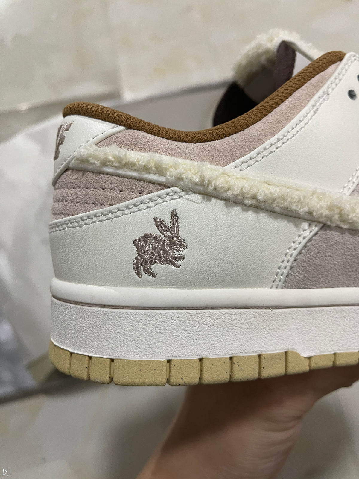 Low Top Sneakers, Off White Brown Colorway, Lace Up Design, Casual Gift for Sneaker Fans