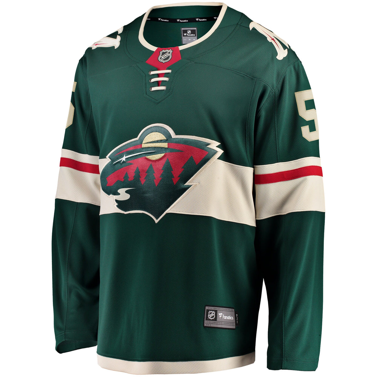 Minnesota Wild Jake Middleton Fanatics Green Home Breakaway Player Jersey