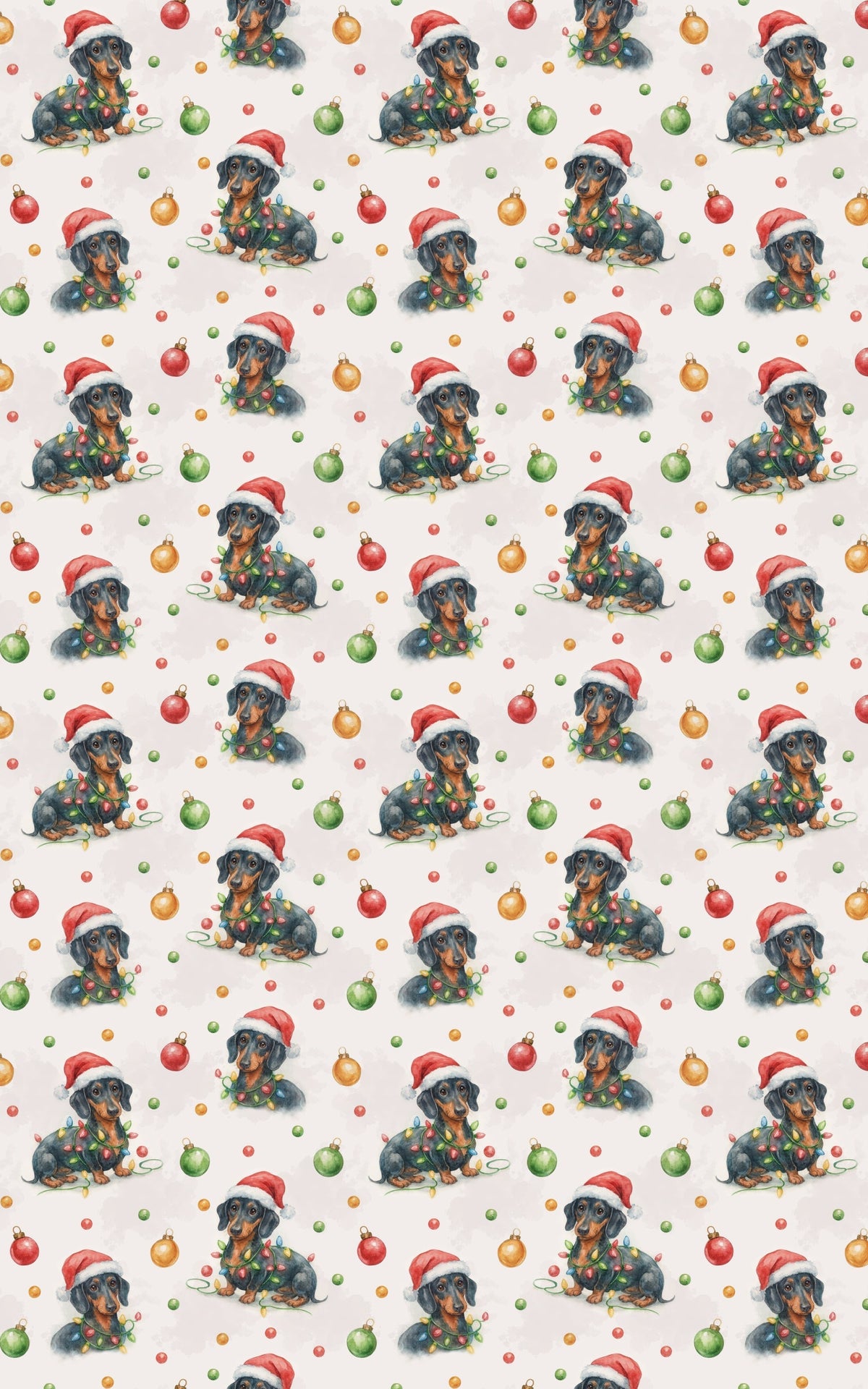 Sausage Dog Wrapping Paper, Dachshund Christmas Wrapping Paper, Festive Weiner Dog Gift Wrap, Dog Lover Wrapping Paper, Adora