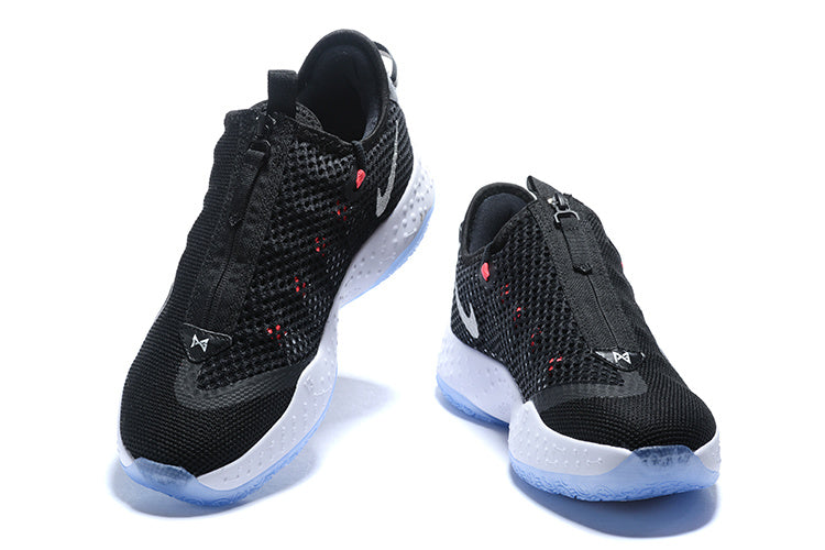 Low Top Sneakers, Black White Colorway, Lace Up Design, Casual Gift for Sneaker Fans
