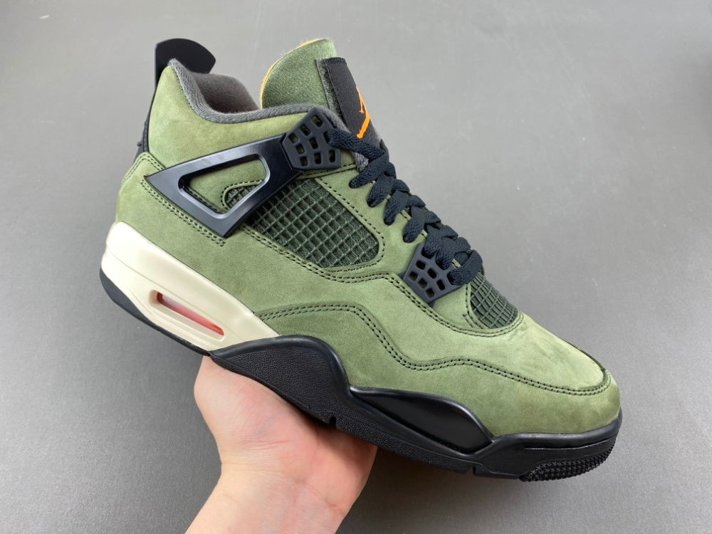 Low Top Sneakers, Army Green Black Colorway, Lace Up Design, Casual Gift for Sneaker Fans