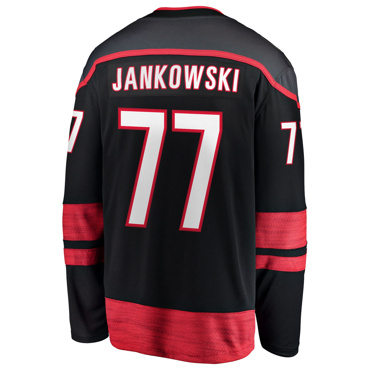 Carolina Hurricanes Mark Jankowski Fanatics Black Home Breakaway Jersey