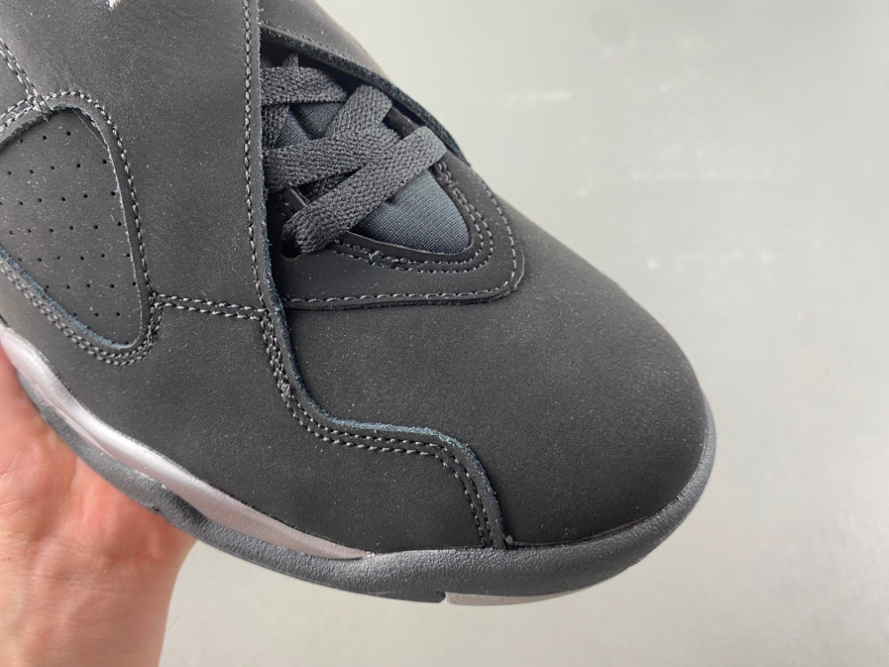 Mid Top Sneakers, Black Silver Colorway, Leather Footwear, Lace Up Design, Casual Gift for Sneaker Fans