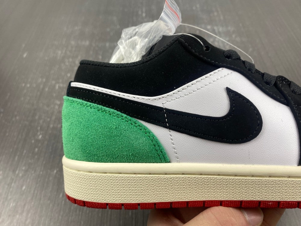 Low Top Sneakers, Red Green Colorway, Mismatched Colorway, Lace Up Design, Casual Gift for Sneaker Fans
