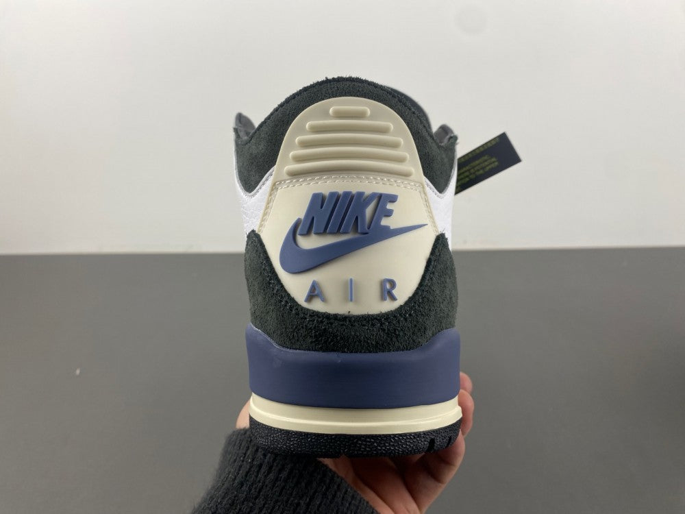 Low Top Sneakers, Blue White Black Colorway, Lace Up Design, Casual Gift for Sneaker Fans