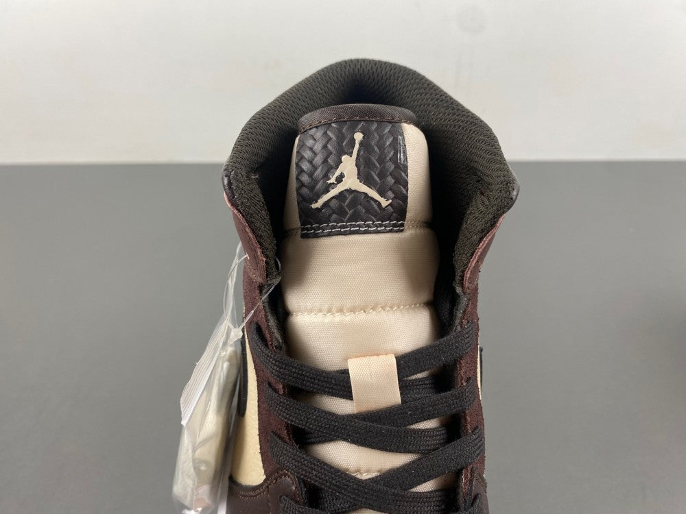 Mid Top Sneakers, Beige Brown Colorway, Lace Up Design, Casual Gift for Sneaker Fans