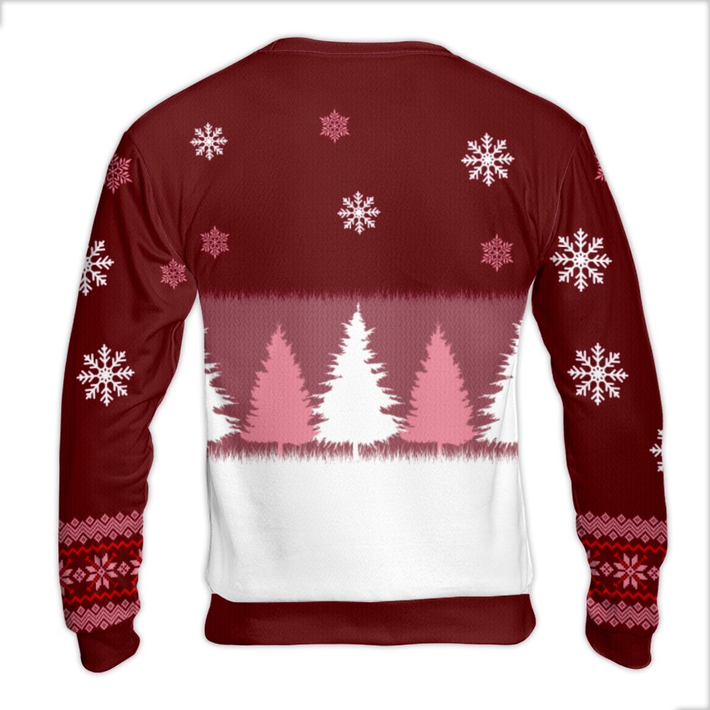 Festive Holiday Paw Print Sweatshirt, Life Is Better with Dogs Ugly Christmas Sweater, Adorable Xmas Tree Dog Lover Pullover,